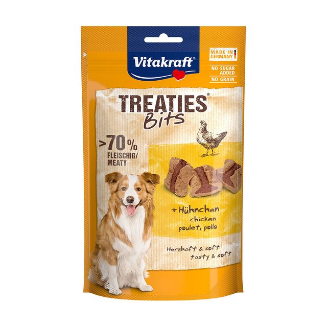 Vitakraft Treaties Bits Hondensnack 120gram Kip 'Bacon-Style'