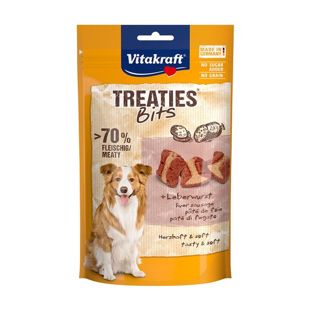 Vitakraft Treaties Bits Hondensnack 120gram Leverworst