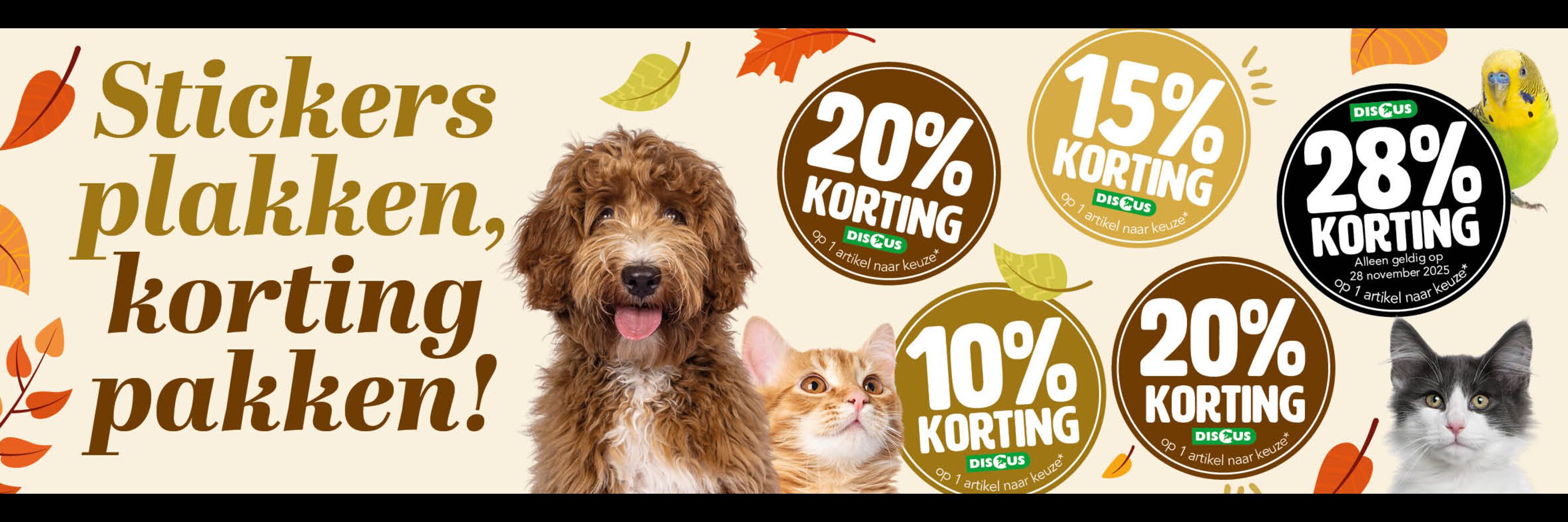 Stickeractie Discus Stickeractie Discus