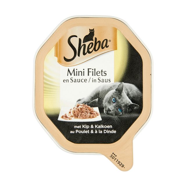 Sheba Selection Alu Saus Kattenvoer Kip&Kalkoen 85gr