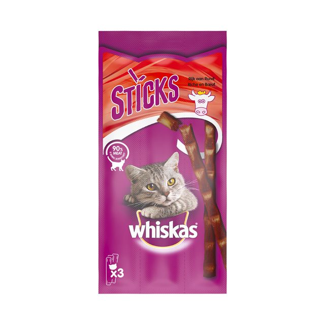 Whiskas Catsticks Kattensnack Kip 18gr