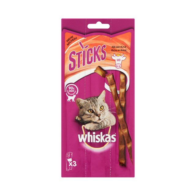 Whiskas Catsticks Kattensnack Rund 18gr