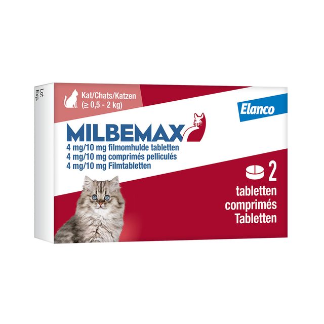 Elanco Milbemax Ontwormtablet Kleine Kat en Kitten - 2 tabletten