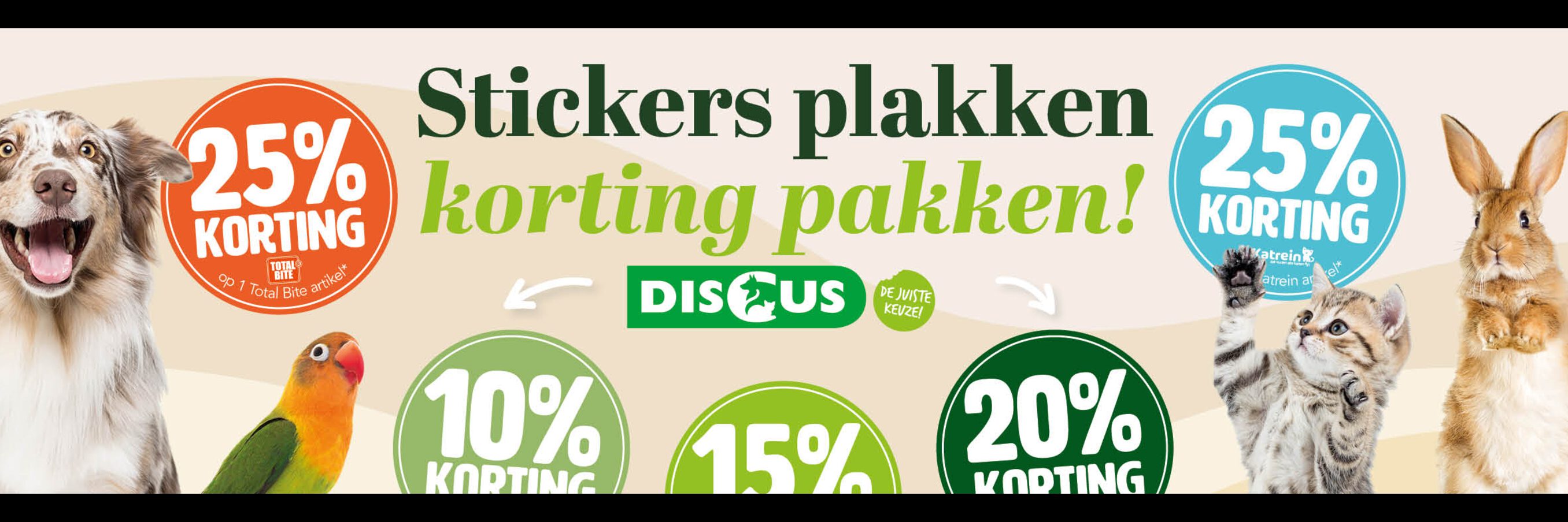 Stickeractie Discus Stickeractie Discus