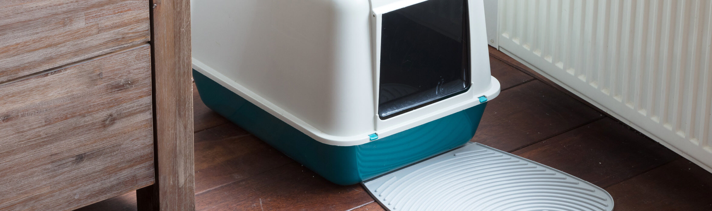 Een schone kattenbak