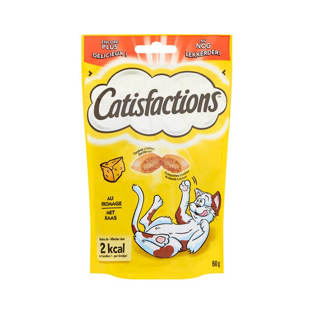 Catisfactions Kattensnack Kaas 60gr