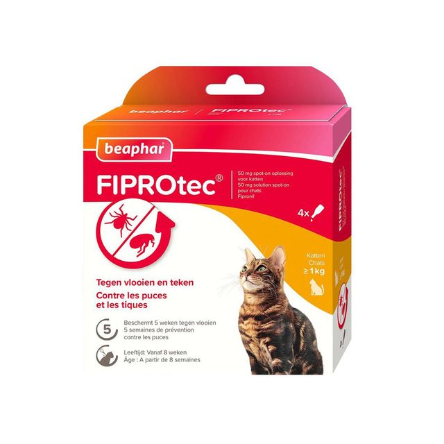 Beaphar Fiprotec Kat 4 Pipetten