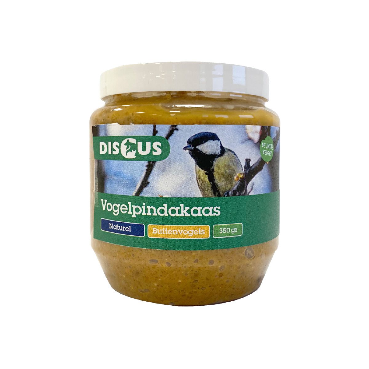 Discus Vogelpindakaas Naturel 350gram
