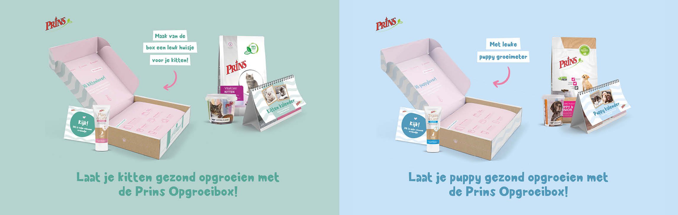 Opgroeiboxen puppy en kitten
