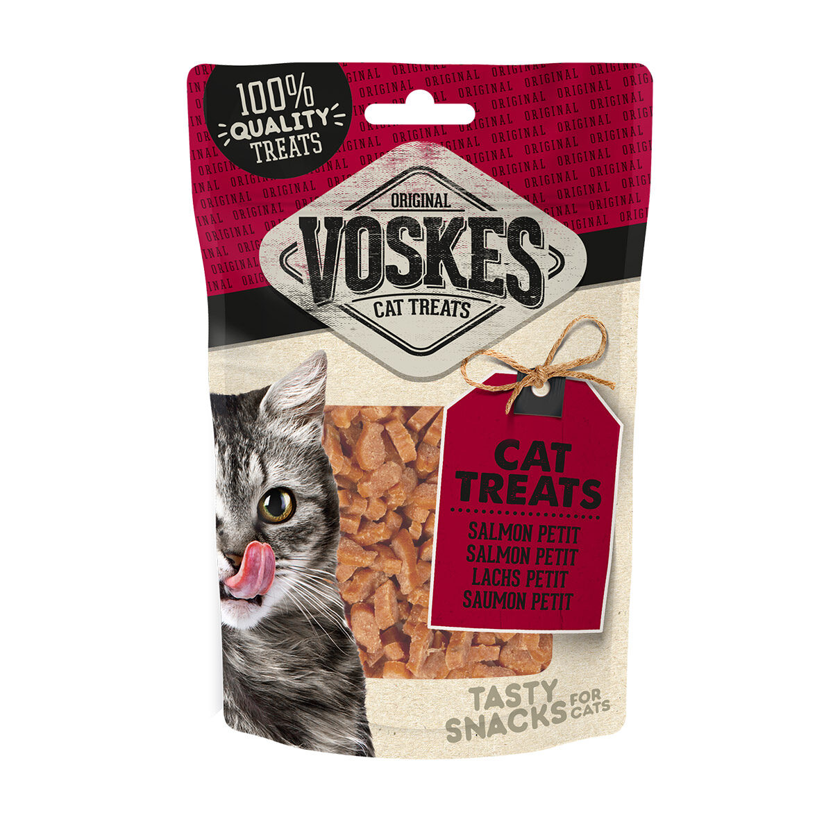 Voskes Petit Kattensnack Zalm 60gr