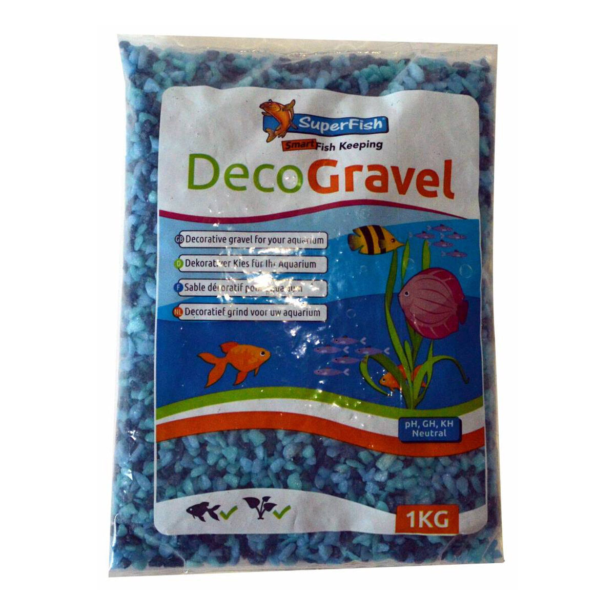 SuperFish Deco Grind Mix 1kg Blauw