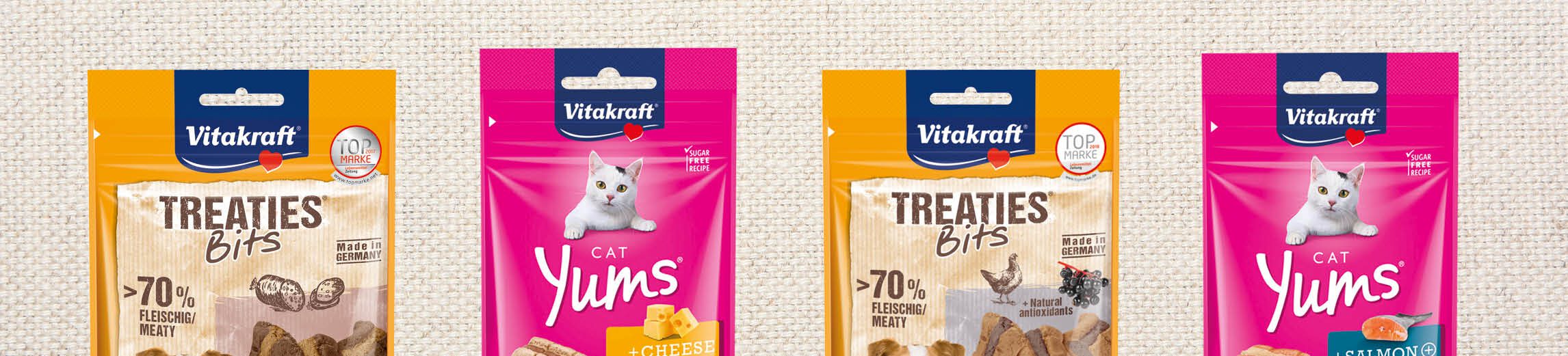 Vitakraft Treaties Bits en Cat Yums