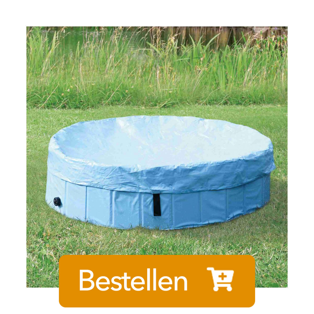 afdekzeil hondenzwembad